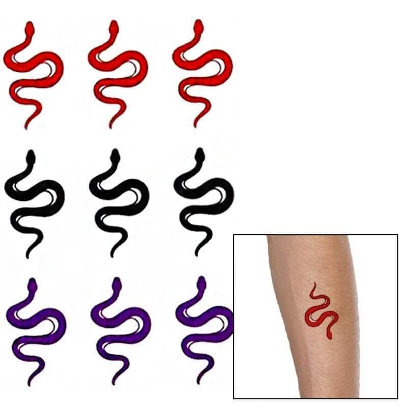 Orm Tatuering Liten (Temporär)