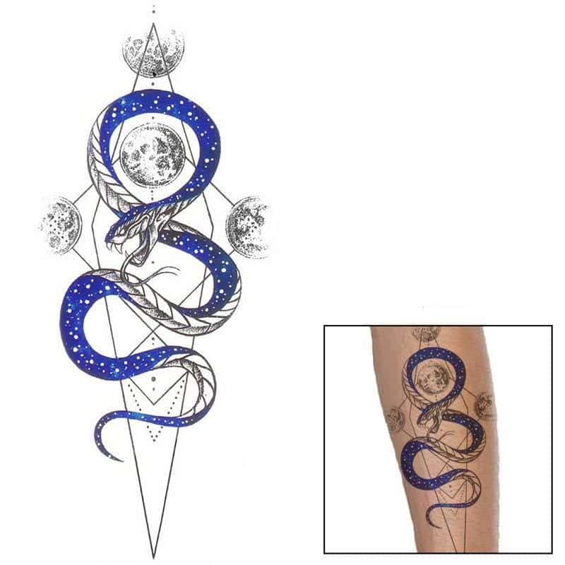Orm Tatuering Astral (Temporär)
