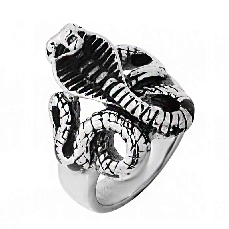 Ormring Kung Cobra (Stål)