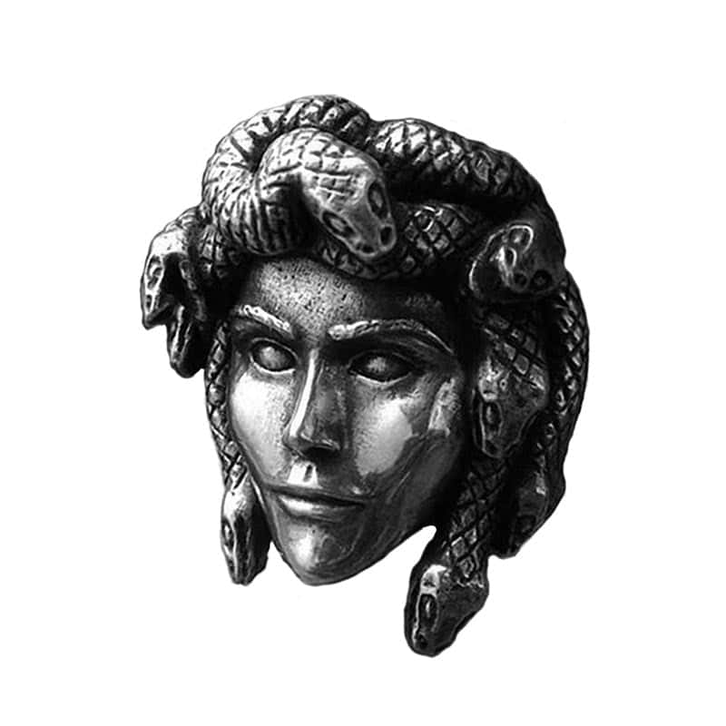 Ormring Gorgon Medusa (Stål)