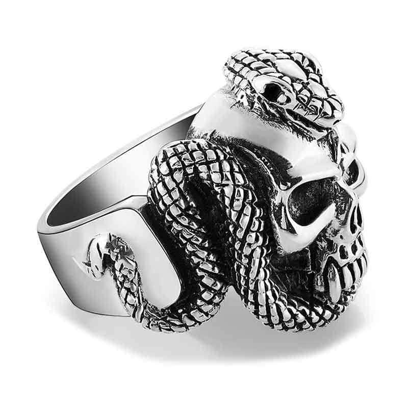 Ormring Skalle (Silver)