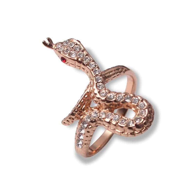Ormring Gyllene Ros (Zirkonium)