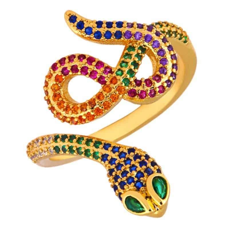 Ormring Multicolor (Zirkonium)