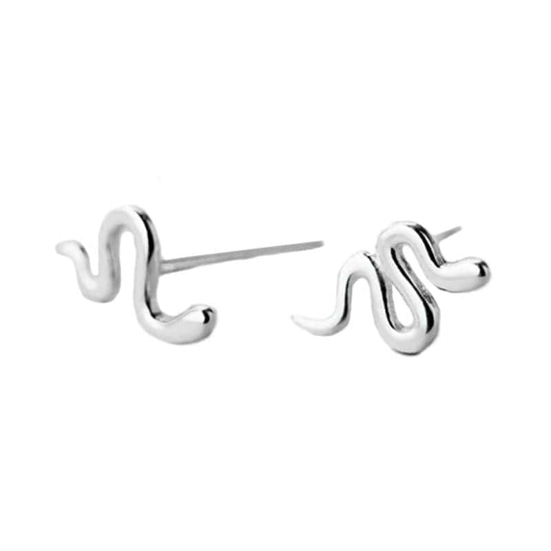 Orm Örhängen Mikro (Silver)