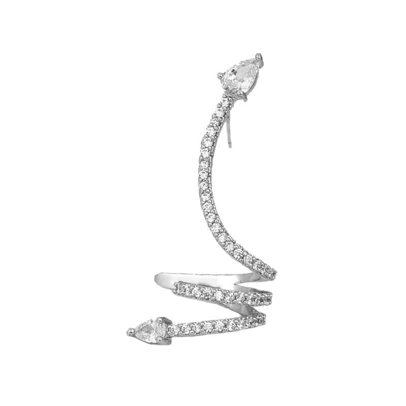 Orm Örhängen Viper (Zirkonium)