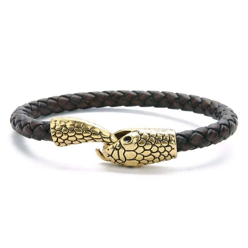 Orm Armband Cykel (Läder)
