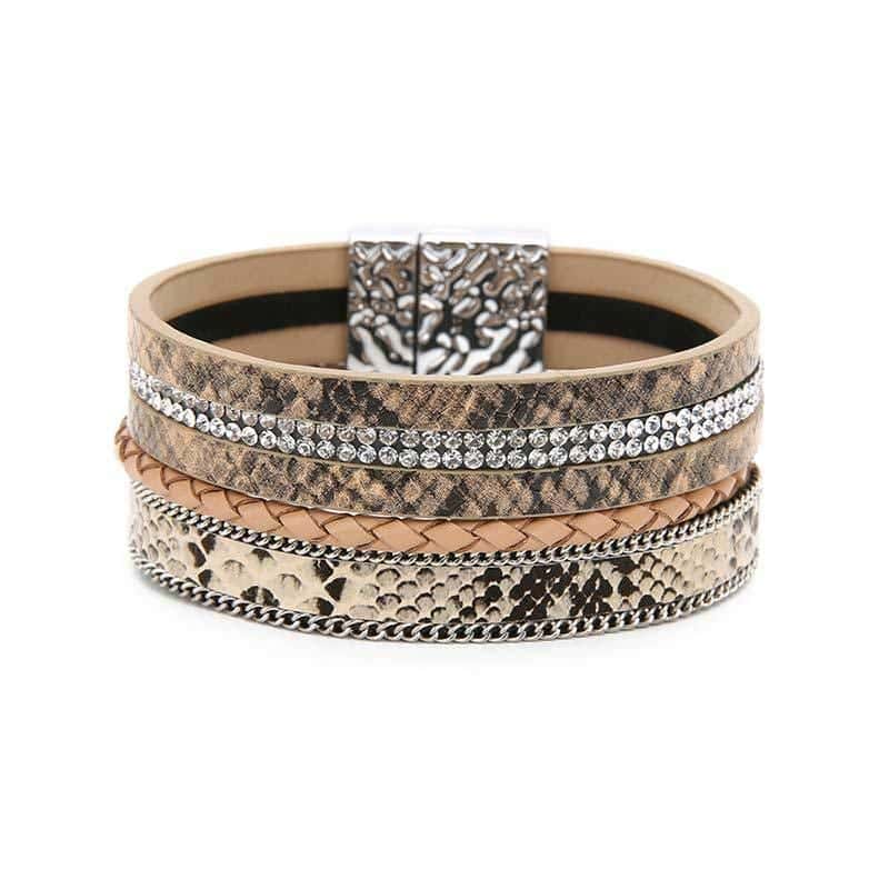 Orm Armband Vickie (Läder)