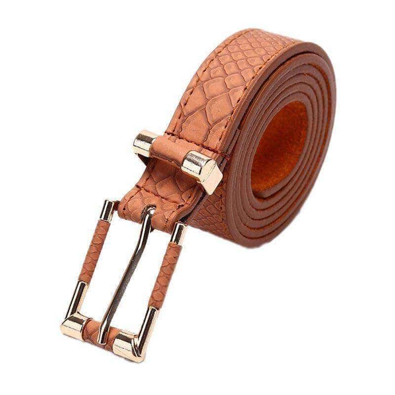 Orm Bälte Elegant Korall (Läder)