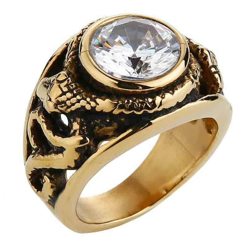 Ormring Guldring (Stål)