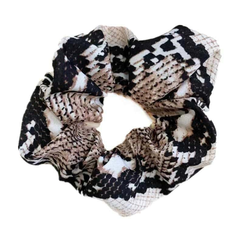 Orm Hårsnodd Tryckt Python (Scrunchies)