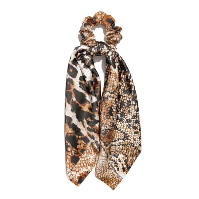 Orm Hårsnodd Leopard (Scrunchies)