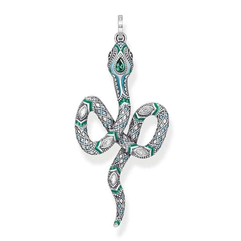 Orm Halsband Tropik (Silver)