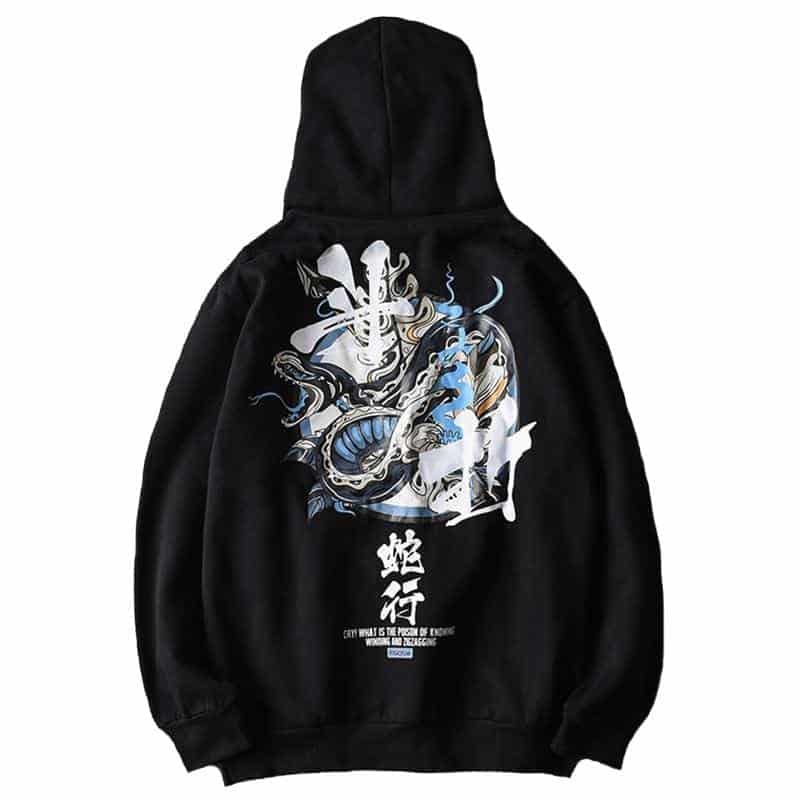 Orm Print Tröja Hoodie Gift
